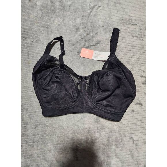 Royce Everyday Charlotte Black Wirefree Bra 821 28GG - Picture 1 of 4